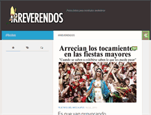 Tablet Screenshot of irreverendos.com